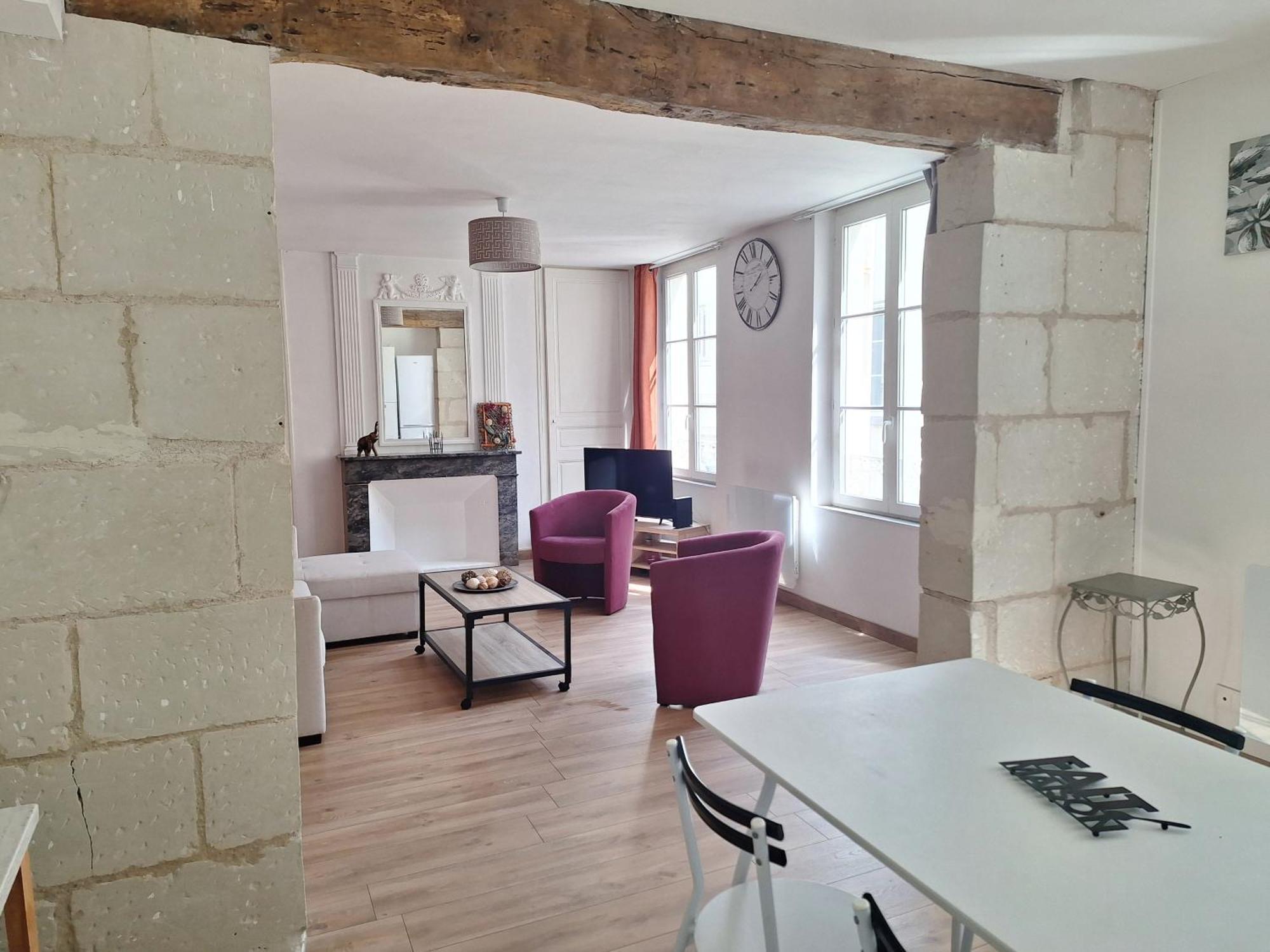 Bel Appartement 50M2 En Plein Centre De Saumur Exteriör bild